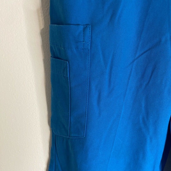 Reina Scrub Bottom Medical Uniform Turquoise Drawstring Pants XS - Picture 6 of 12